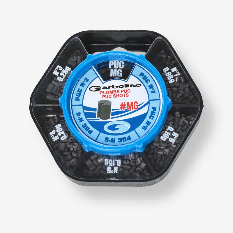 BOITE DE 5 CASES PLOMBS CYLINDRIQUES PUC N°3 à N°7 1 BOITE DE 5 CASES PLOMBS CYLINDRIQUES PUC N°3 à N°7