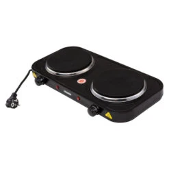 Cuisinière Électrique Portable De Voyage Camping 2 Feux 2000W Mesko -Daiwa Soldes Magasin cuisiniere electrique portable de voyage camping 2 feux 2000w mesko 2