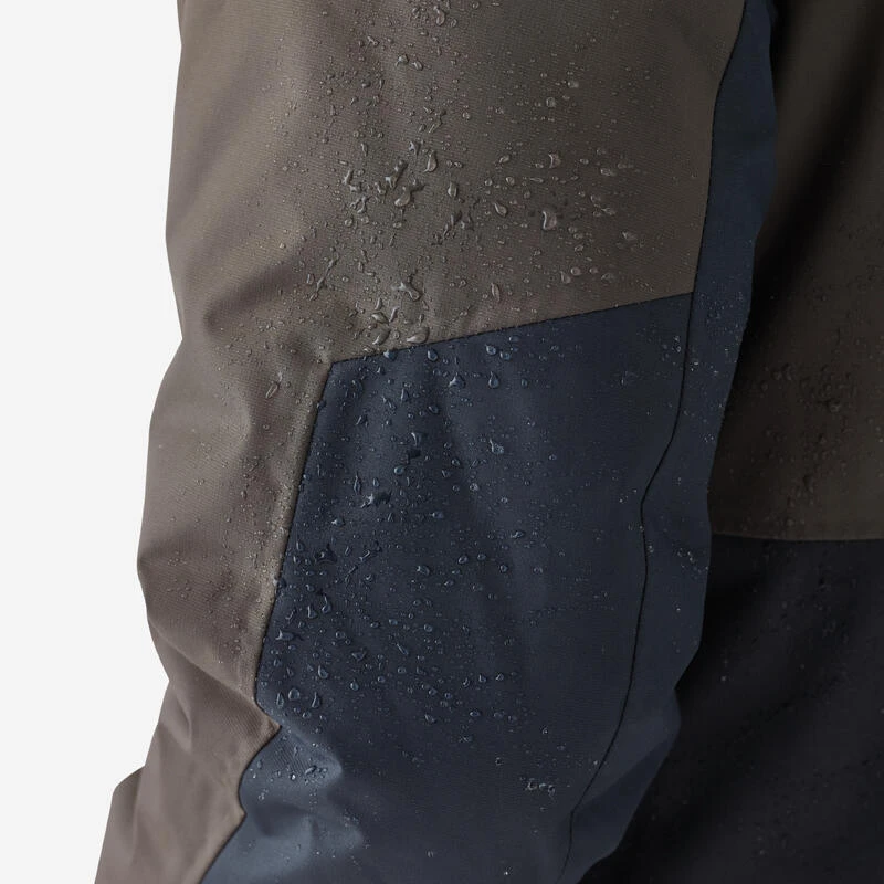 Veste De Pêche Imperméable Chaude Homme - FJ 500 TH Kaki 4 Veste De Pêche Imperméable Chaude Homme - FJ 500 TH Kaki – Image 4